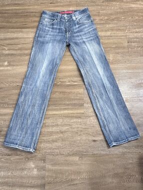 Rock and Roll Double Barrel Straight Men's Preowned Denim Jeans 30 x 34. A45